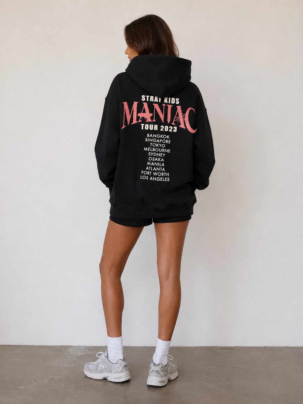 Stray Kids Maniac Tour 2023 Black Hoodie